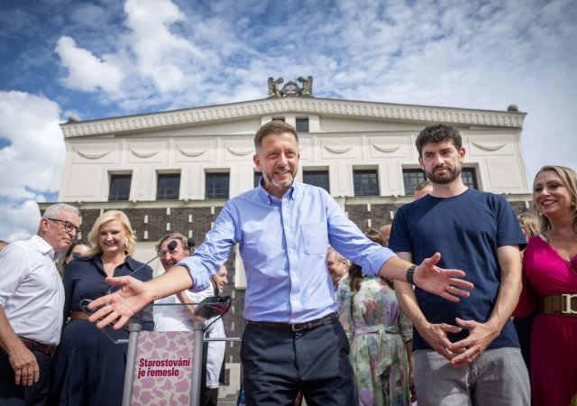 Zahájení kampaně STAN do komunálních a senátních voleb, 2. září 2026, Praha. Předseda hnutí STAN Vít Rakušan.