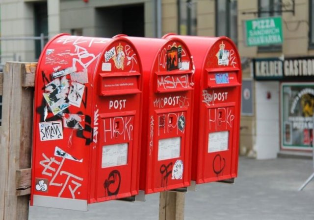 Dánsko ruší poštovní schránky