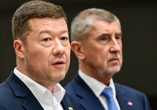 Tomio Okamura a Andrej Babiš
