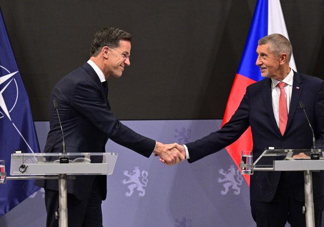 Mark Rutte a Andrej Babiš