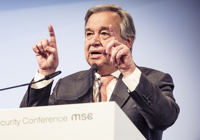 Generální tajemník OSN António Guterres