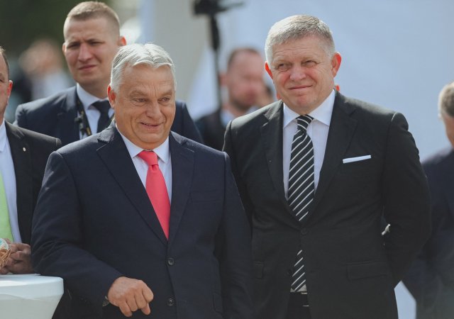 Viktor Orbán a Robert Fico