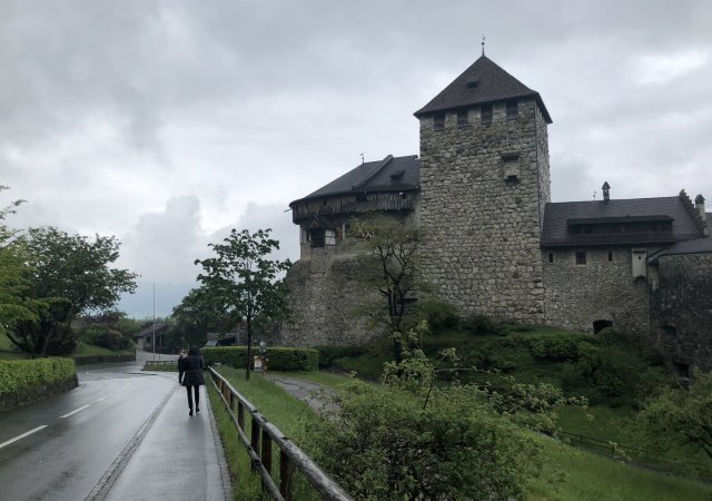 Hrad ve Vaduzu, sídlo rodu Lichtenštejnů
