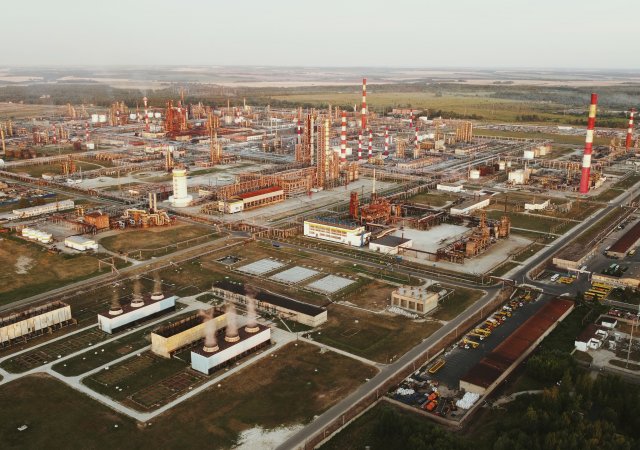 Rafinérie v ruském městě Rjazan