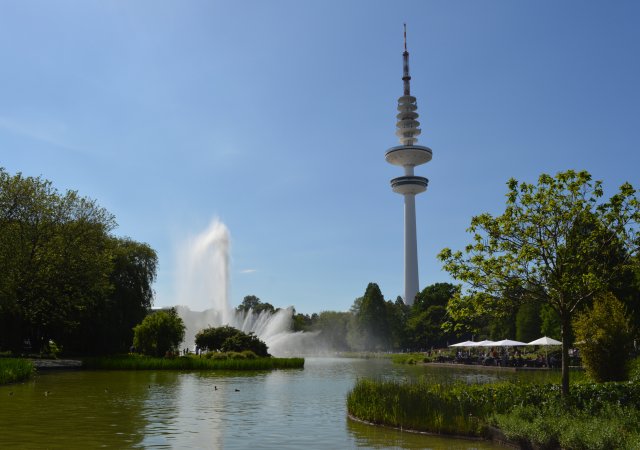 Park Planten un Blomen v Hamburku