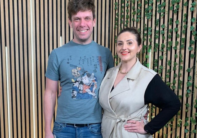 Petr Kovařík a Katarína Krajčovičová