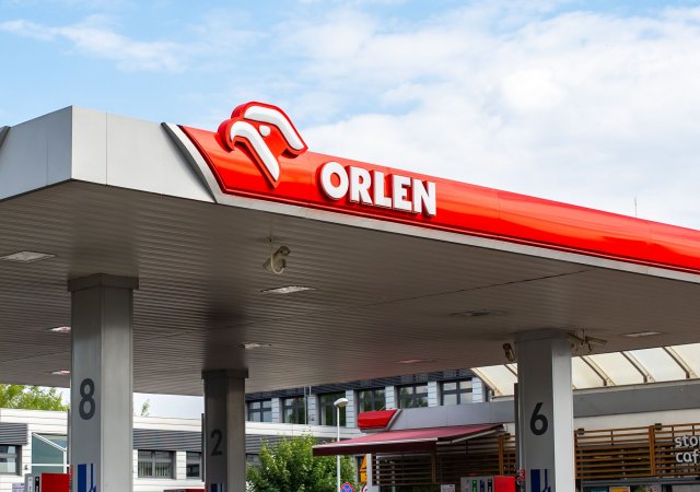 Čerpaccí stanicce Orlen