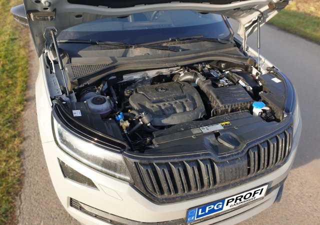 škoda kodiaq přestavěná na LPG