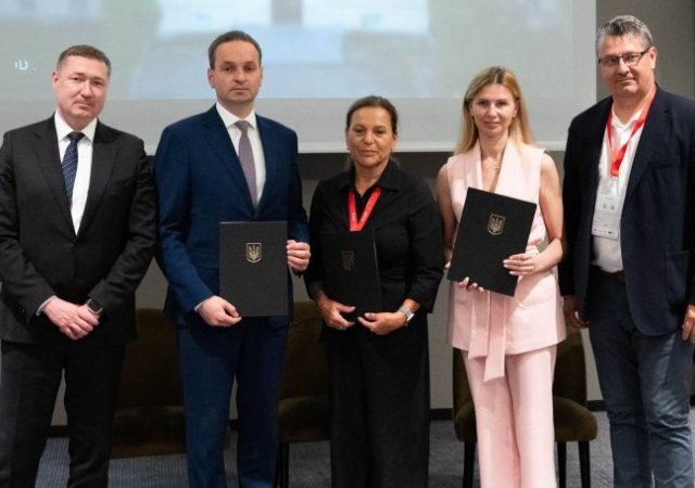 Podpis memoranda budoucí spolupráce na rehabilitačním centru ve Lvově