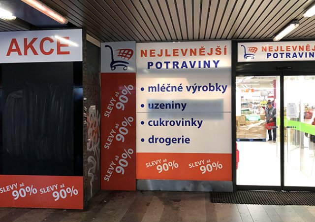 Prodejna v pražské Krči