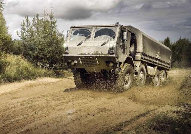 Příklad produkce kopřivnické Tatra Trucks
