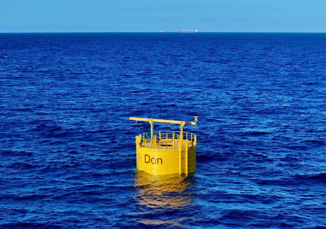 Plošina pro získávání energie z mořské vody u ostrova Gran Canaria.