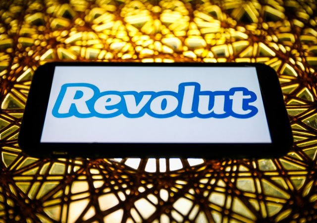 Logo fintechové společnosti Revolut
