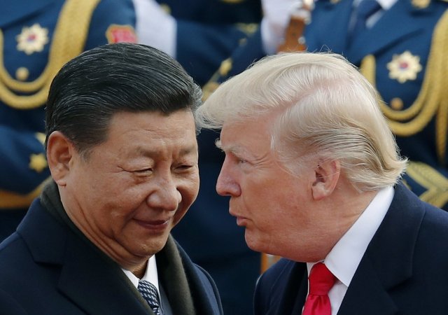 Si Ťin-pching a Donald Trump