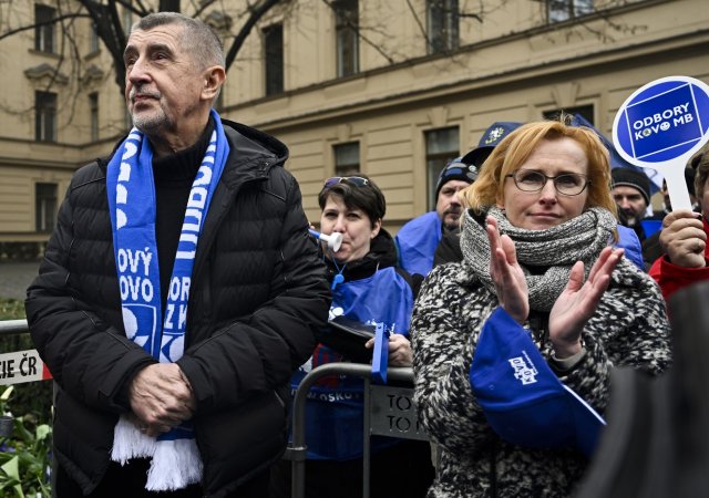 Andrej Babiš a Kateřina Konečná