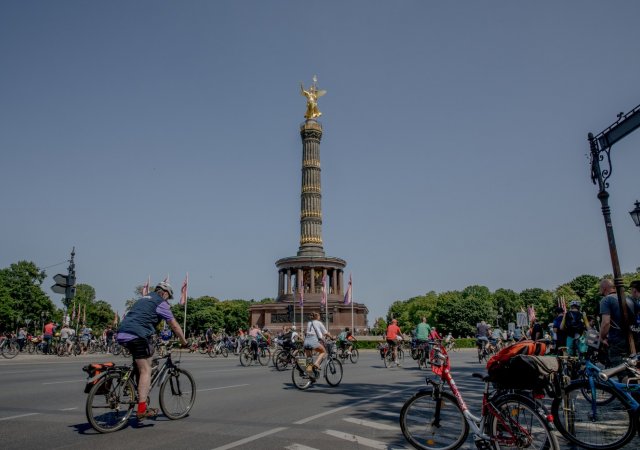 Cyklisté v Berlíně