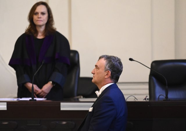 Antonio (Antonín) Koláček, manažer MUS, u soudu v roce 2023