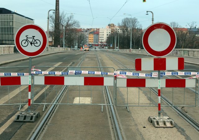 Libeňský most zůstane uzavřen několik týdnů