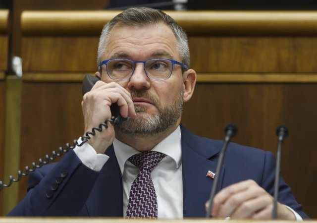 Předseda slovenské sněmovny a vládní strany Hlas-sociální demokracie (Hlas-SD) Peter Pellegrini