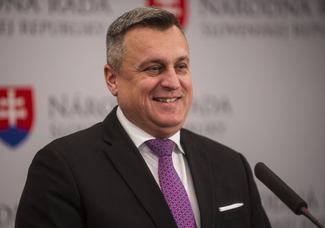 Šéf slovenské vládní strany SNS a místopředseda parlamentu Andrej Danko