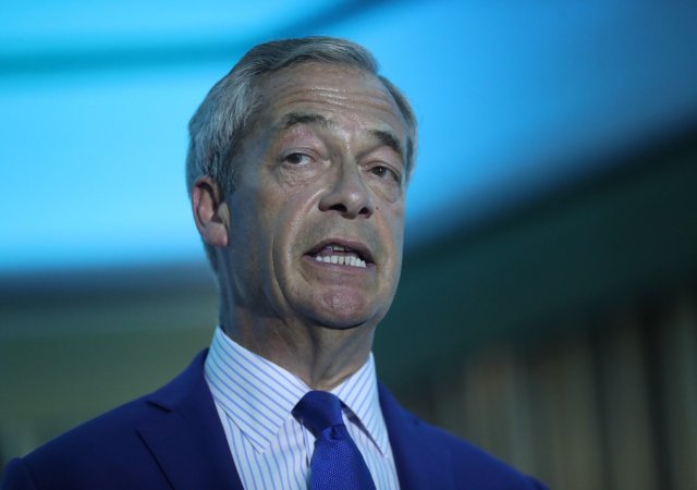 Šéf britské pravicově populistické strany Reform UK Nigel Farage