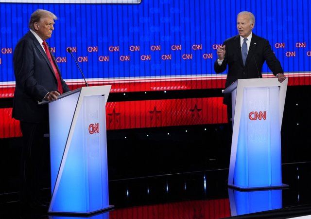 Donald Trump a Joe Biden