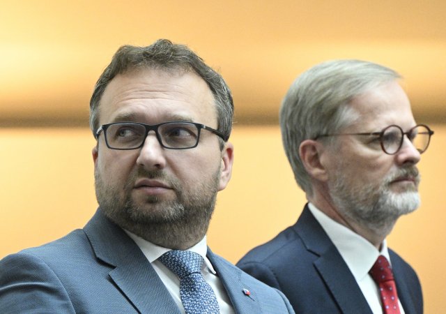 Marian Jurečka a Petr Fiala