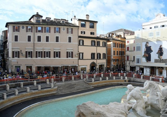 Fontana di Trevi v Římě