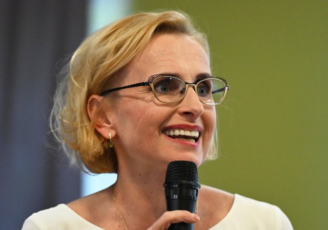 Europoslankyně Kateřina Konečná, volební lídr hnutí STAČILO!