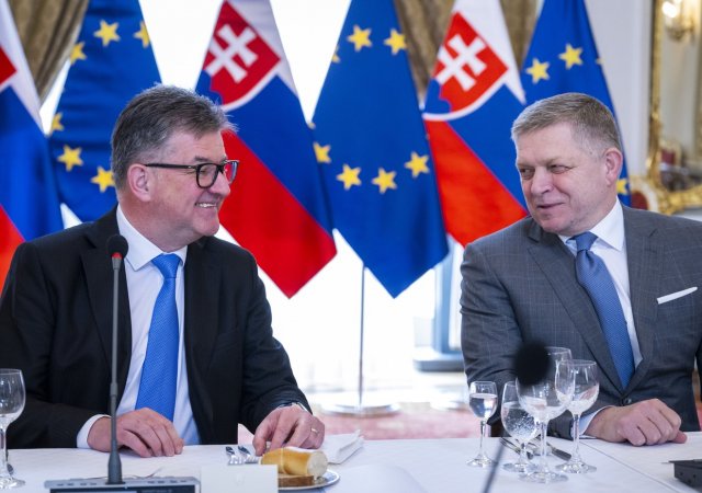 Miroslav Lajčák a Robert Fico