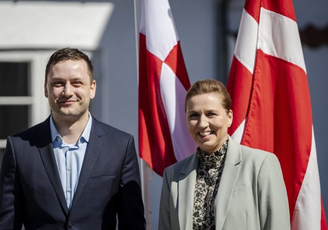 Jens-Frederik Nielsen a Mette Frederiksenová