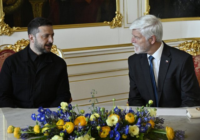 Petr Pavel přijal Volodymyra Zelenského