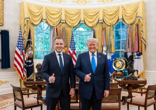 Karol Nawrocki a Donald Trump