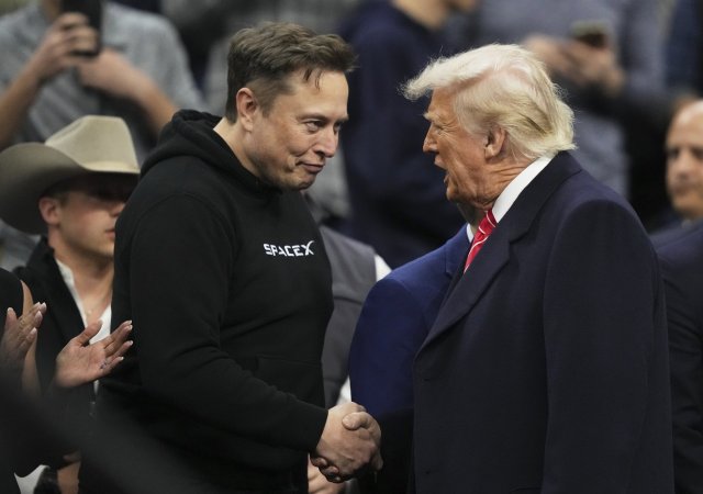 Elon Musk a Donald Trump