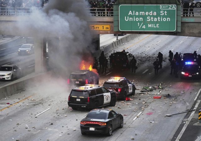 Protesty v LA