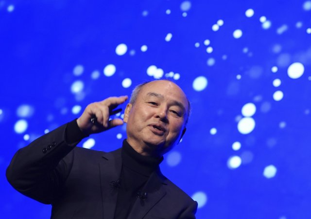 Šéf SoftBank Masajoši Son