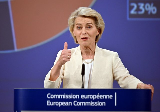 Předsedkyně Evropské komise Ursula von der Leyenová představuje návrh nového rozpočtu EU