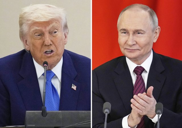 Donald Trump a Vladimir Putin