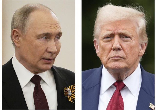 Vladimir Putin a Donald Trump