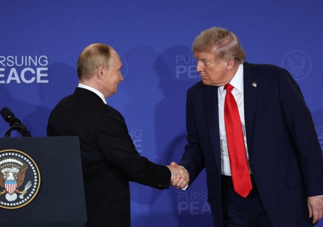 Ruský prezident Vladimir Putin a americký prezident Donald Trump