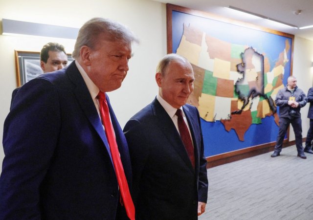 Donald Trump a Vladimir Putin