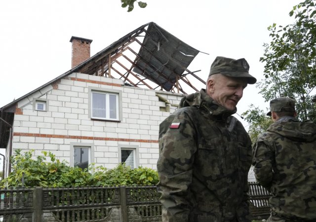 Zásah ruského dronu v Polsku