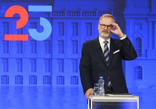 Český premiér Petr Fiala (ODS)