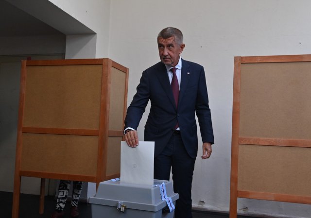 Andrej Babiš odvolil v Ostravě.