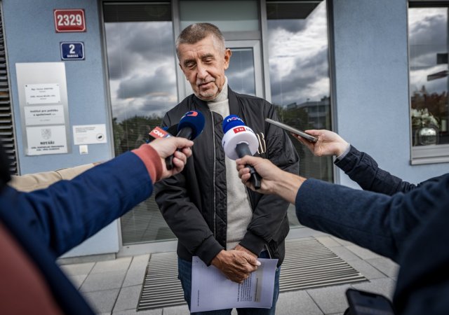 Předseda hnutí ANO Andrej Babiš