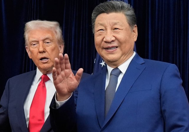 Americký prezident Donald Trump a jeho čínský protějšek Si Ťin-pching