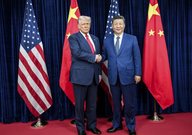 Americký prezident Donald Trump a čínský prezident Si Ťin-pching