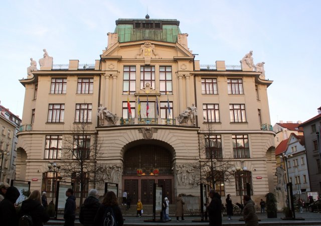Nová radnice na Mariánském náměstí v Praze