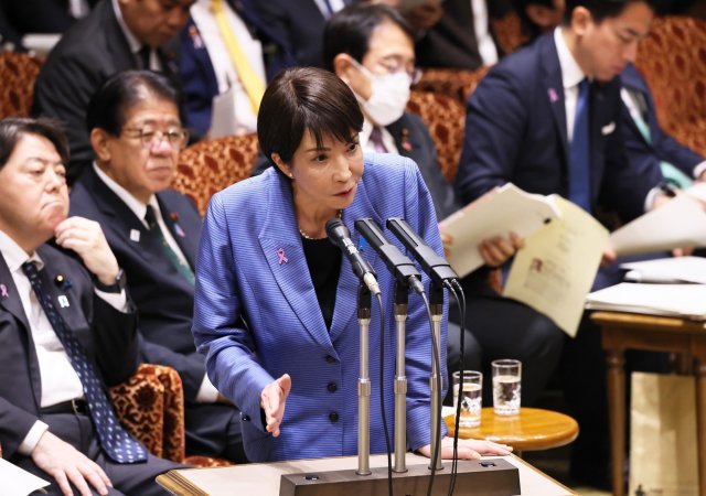 Japonská premiérka Sanae Takaičiová