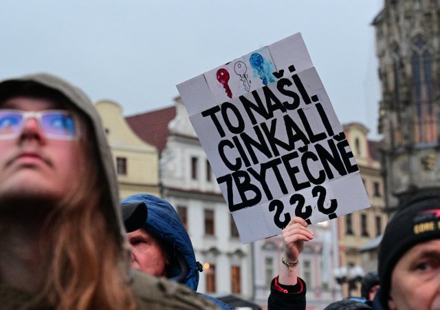 Demonstrace Milion chvilek na Staroměstském náměstí